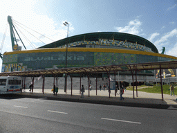 The Estádio José Alvalade soccer stadium, viewed from the Campo Grande bus station