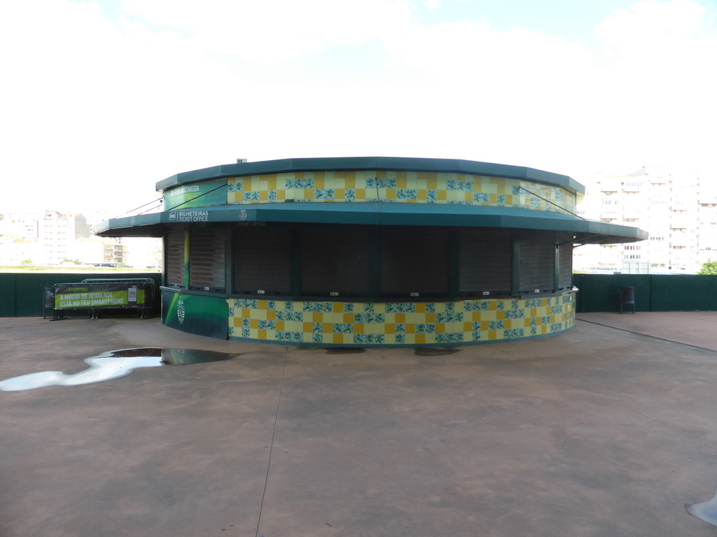 Ticket office at the Estádio José Alvalade soccer stadium