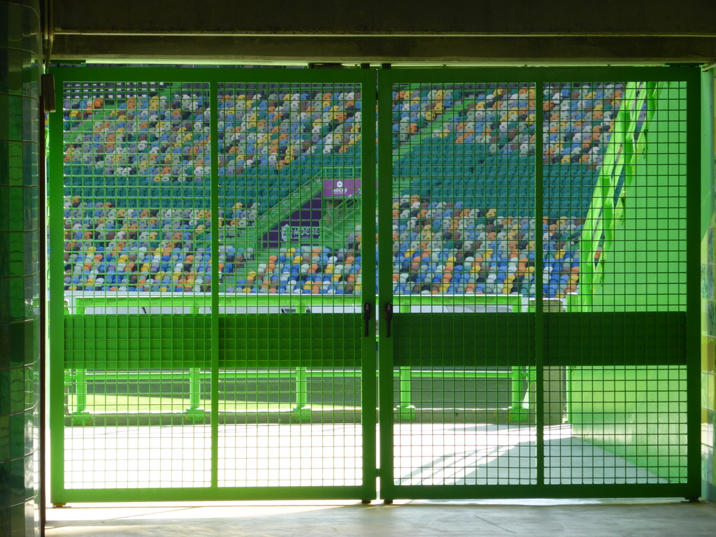 Interior of the Estádio José Alvalade soccer stadium