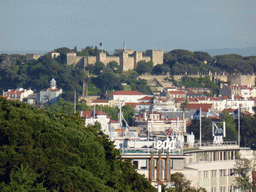 The São Jorge Castle, viewed from the Parque Eduardo VII park