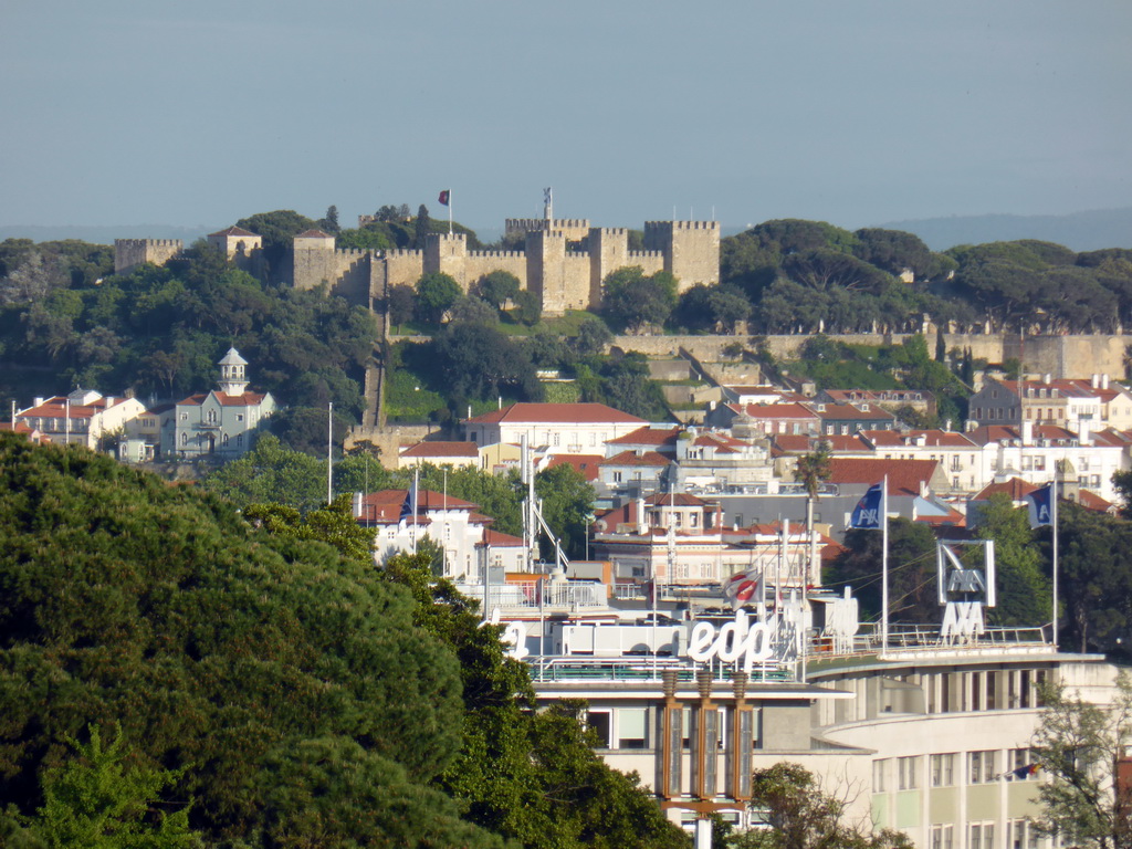 The São Jorge Castle, viewed from the Parque Eduardo VII park