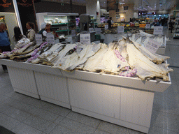 Dryed fish at the El Corte Inglés shopping mall at the Rua Marquês de Fronteira street