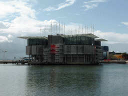 Dock and the Lisbon Oceanarium at the Parque das Nações park