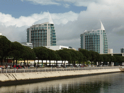 Towers next to the Vasco da Gama shopping mall at the Parque das Nações park