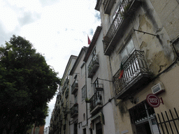 Facades of houses at the Rua do Vigário street