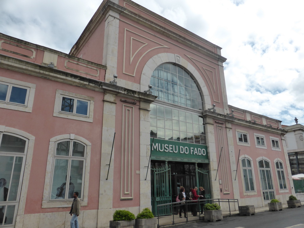 Front of the Museu do Fado museum at the Largo do Chafariz de Dentro square