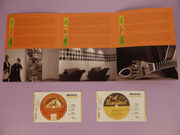 Tickets and flyer of the Museu do Prado museum