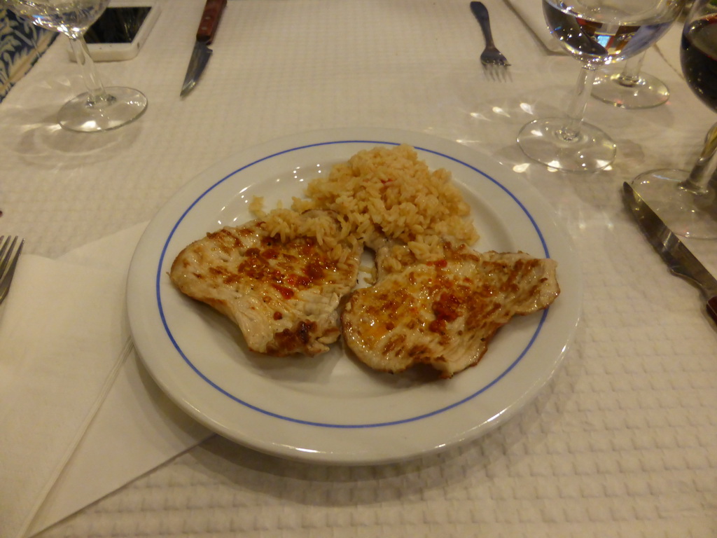Dinner at Restaurante Andaluz at the Rua Santa Marta street