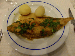 Dinner at Restaurante Andaluz at the Rua Santa Marta street