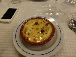 Dessert at Restaurante Andaluz at the Rua Santa Marta street