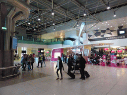 Departures hall at Lisbon Portela Airport