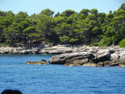 Lokrum Harbour, viewed from the ferry from Dubrovnik Harbour