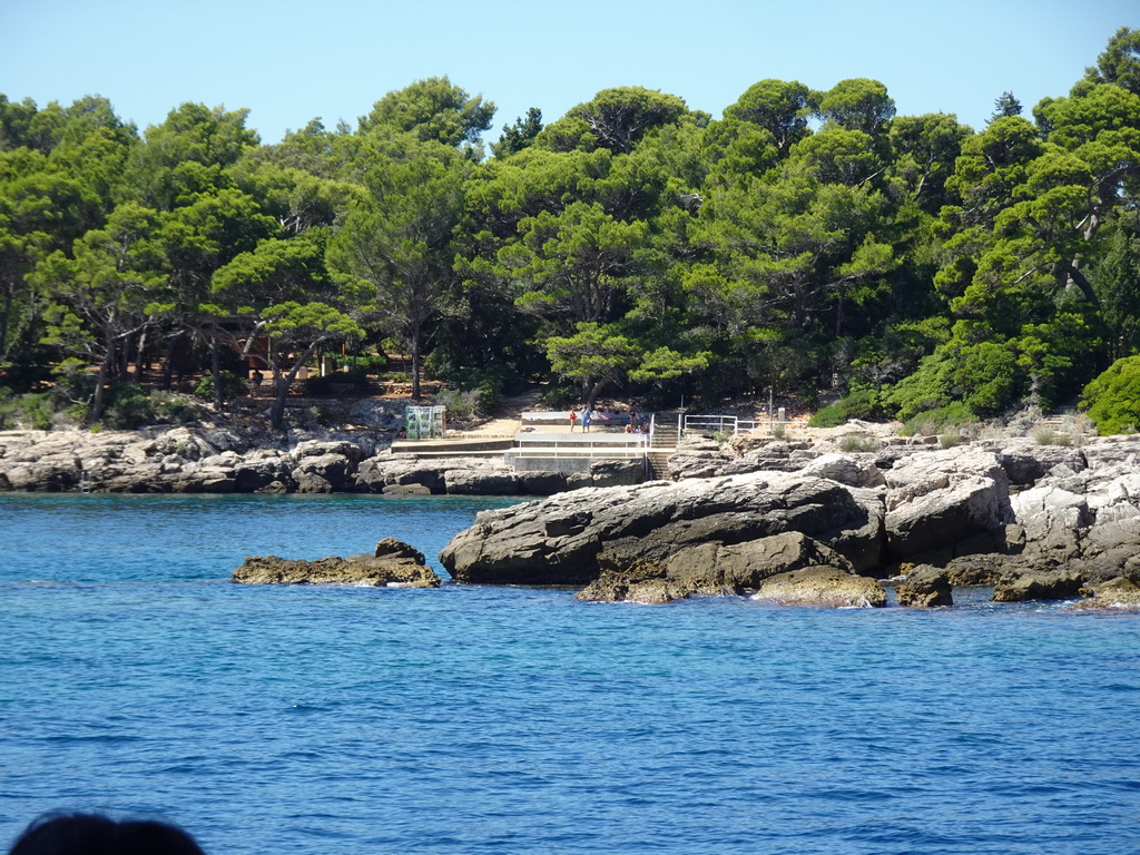 Lokrum Harbour, viewed from the ferry from Dubrovnik Harbour