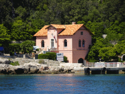 Office building at Lokrum Harbour, viewed from the ferry from Dubrovnik Harbour