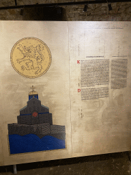 Information on the construction of the Dubrovnik Cathedral at the `Legends of Lokrum` exhibition at the southwest side of the Benedictine Monastery of St. Mary