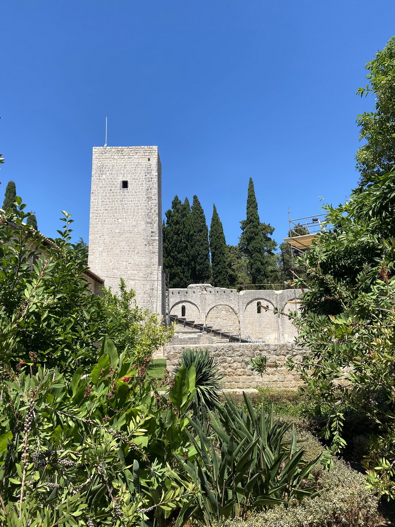 Tower at the north side of the Benedictine Monastery of St. Mary