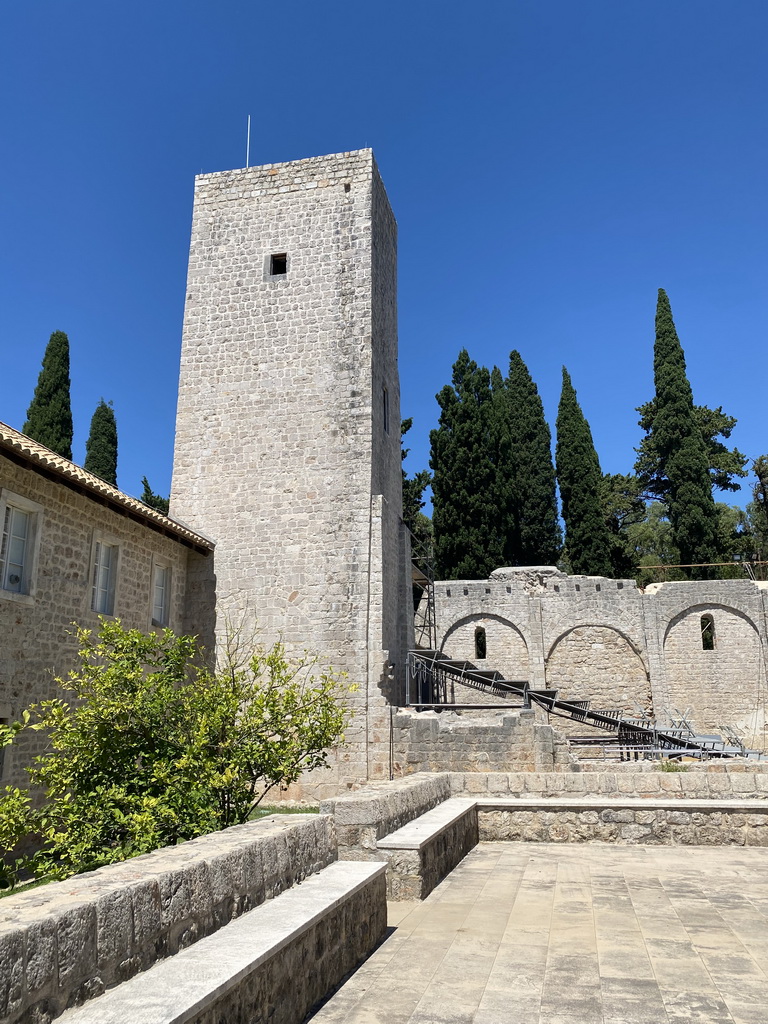 Tower at the north side of the Benedictine Monastery of St. Mary