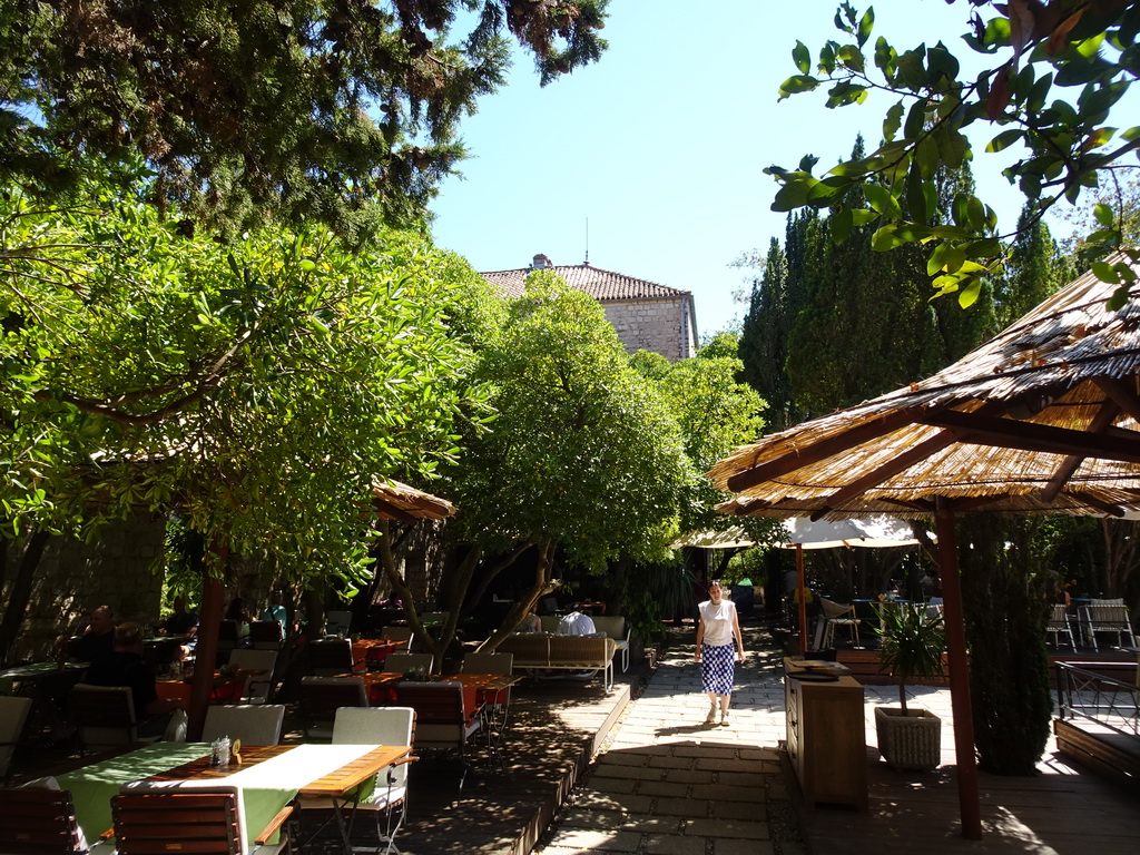 Terrace of the Rajski Vrt restaurant