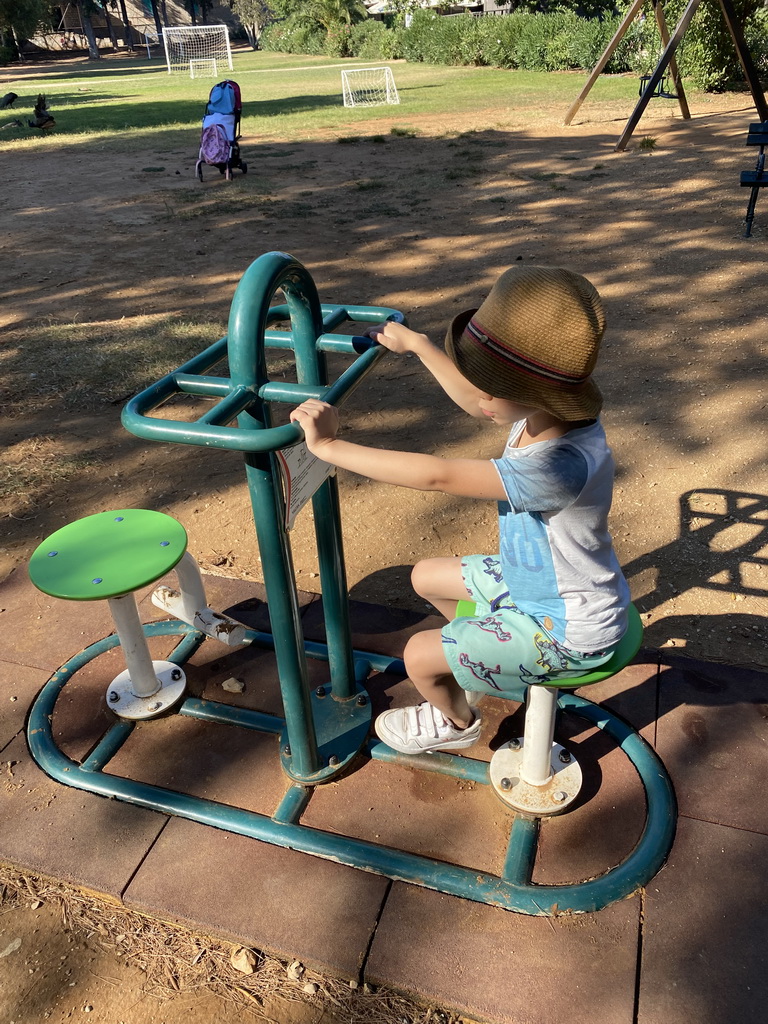 Max at the Fitness Park