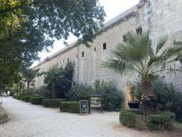 East side of the Benedictine Monastery of St. Mary, viewed from the Botanical Gardens