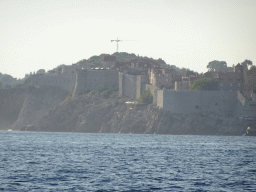 The Old Town of Dubrovnik, viewed from the ferry to Dubrovnik Harbour