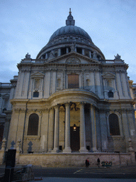 South side of St. Paul`s Cathedral