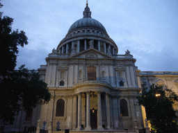 South side of St. Paul`s Cathedral