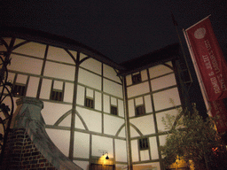 Shakespeare`s Globe Theatre, by night