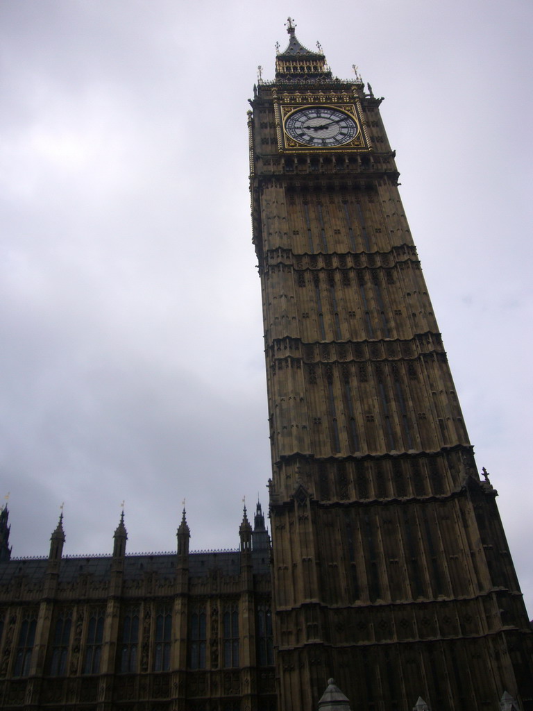 The Big Ben, at the Palace of Westminster