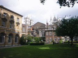 The south side of Westminster Abbey, viewed from College Garden