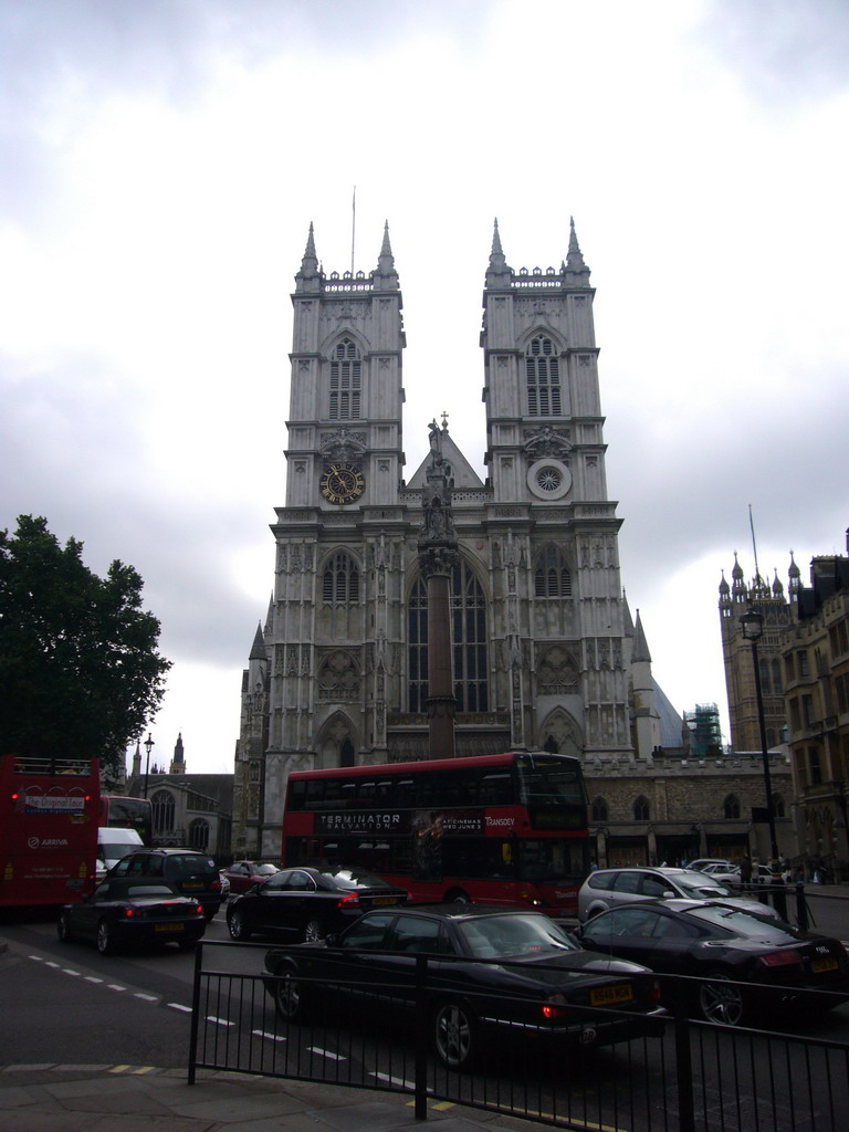 The front of Westminster Abbey