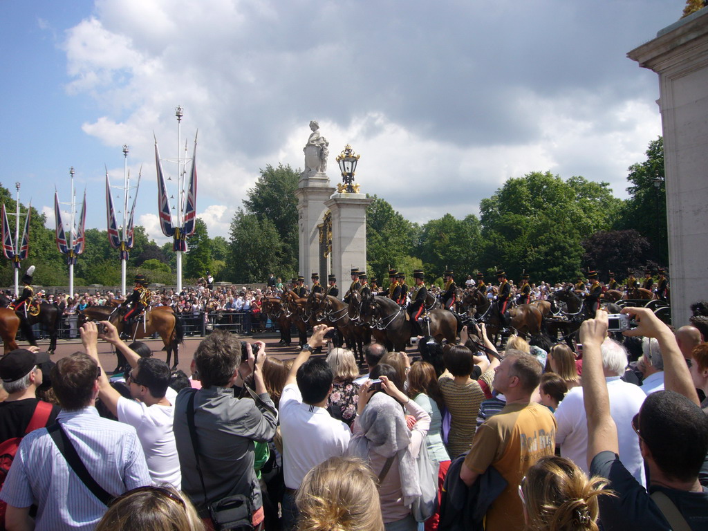 Parade at Buckingham Palace for the Queen`s Birthday