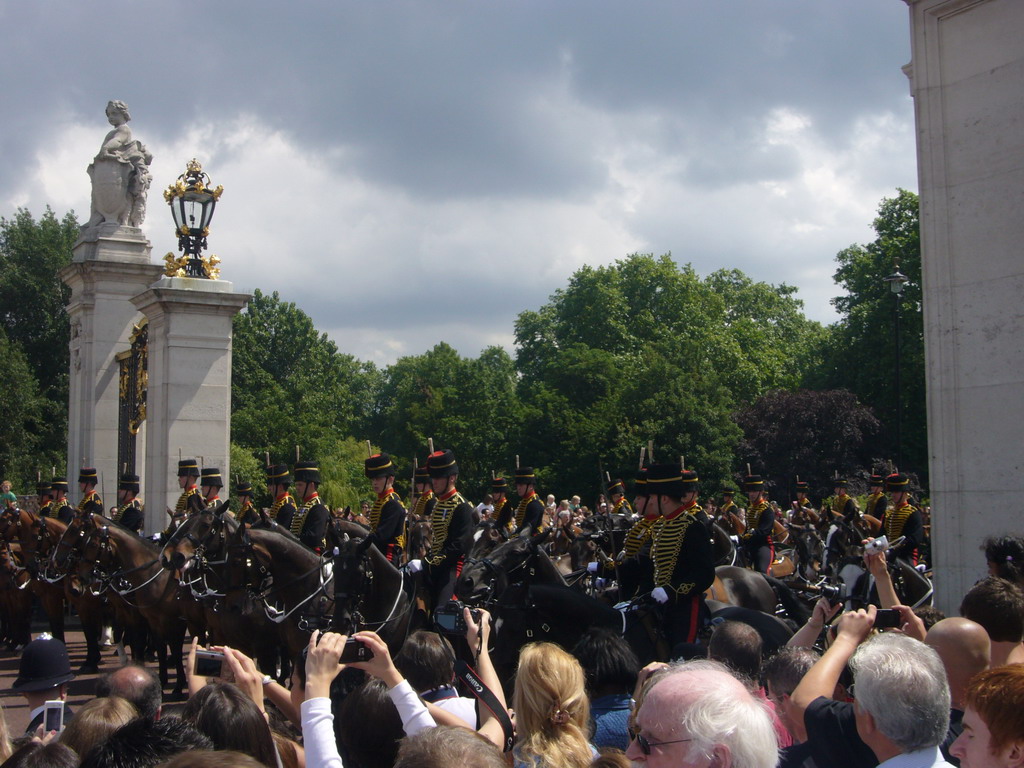 Parade at Buckingham Palace for the Queen`s Birthday