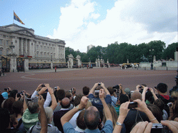 Queen Elisabeth II at Buckingham Palace for the Queen`s Birthday