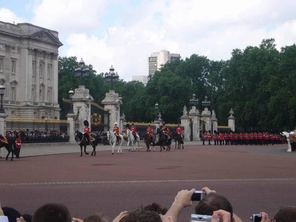 Parade at Buckingham Palace for the Queen`s Birthday