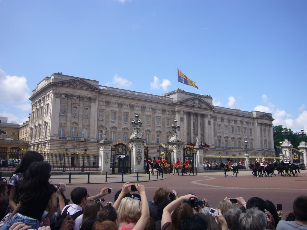 Parade at Buckingham Palace for the Queen`s Birthday