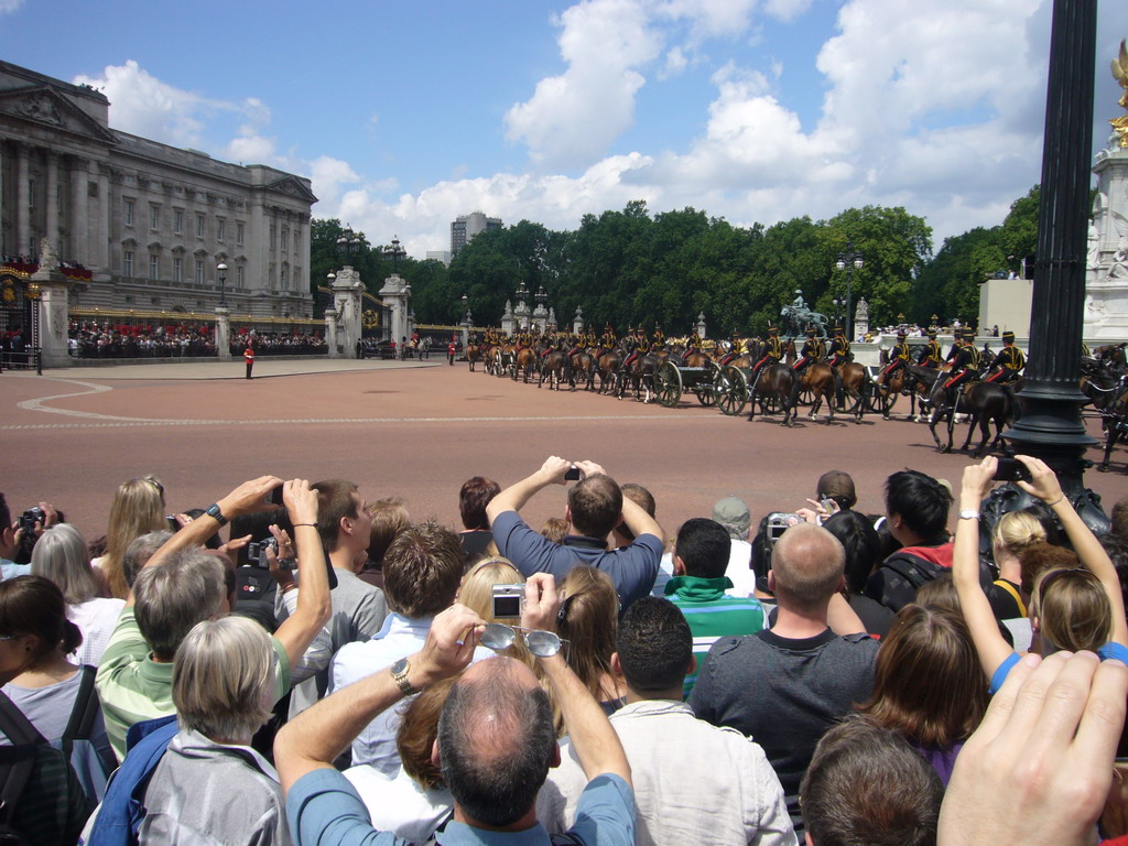 Parade at Buckingham Palace for the Queen`s Birthday