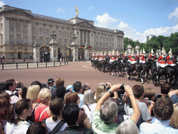 Parade at Buckingham Palace for the Queen`s Birthday