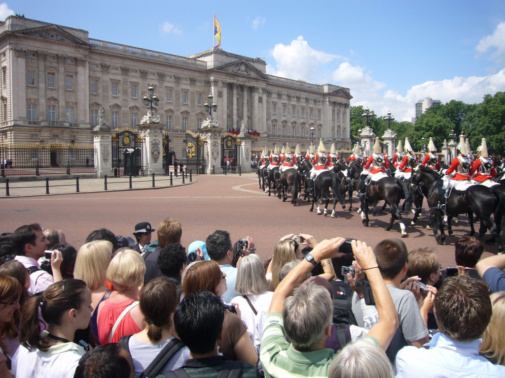 Parade at Buckingham Palace for the Queen`s Birthday