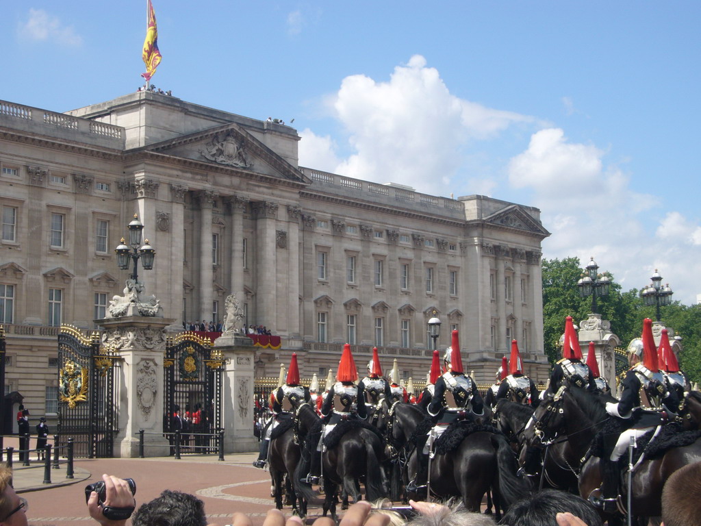 Parade at Buckingham Palace for the Queen`s Birthday