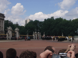 Queen Elisabeth II at Buckingham Palace for the Queen`s Birthday