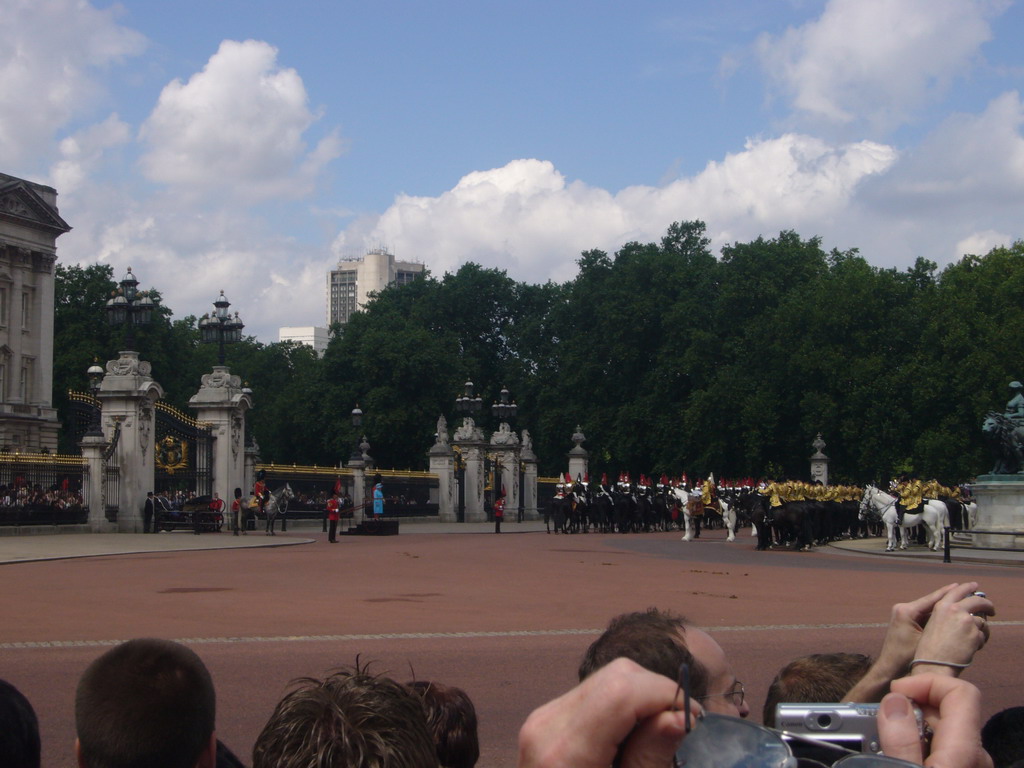 Queen Elisabeth II at Buckingham Palace for the Queen`s Birthday