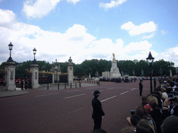 The Victoria Memorial, during the festivities for the Queen`s Birthday