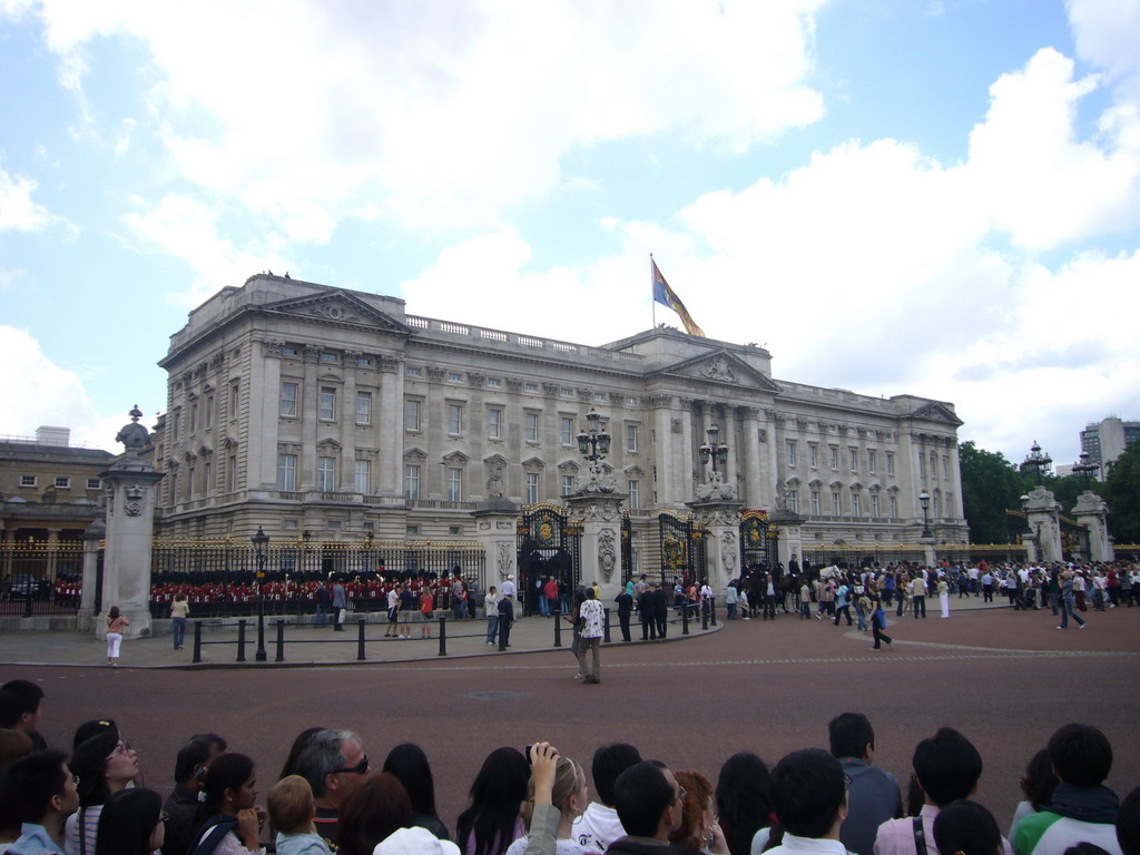 Buckingham Palace, during the festivities for the Queen`s Birthday