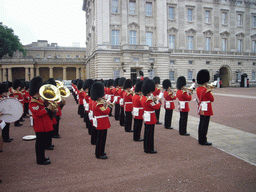 Fanfare at Buckingham Palace for the Queen`s Birthday