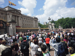 Buckingham Palace, during the festivities for the Queen`s Birthday