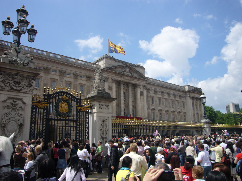 Buckingham Palace, during the festivities for the Queen`s Birthday