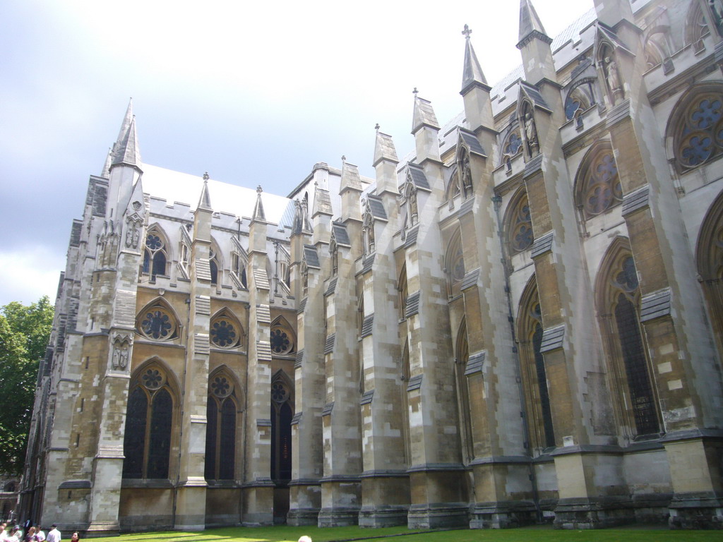 The north side of Westminster Abbey