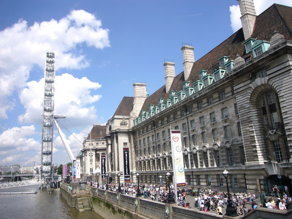 The London Eye and the County Hall