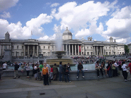 Fountain at Trafalgar Square, and the National Gallery